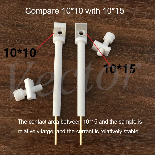 Portaelettrodi In Acciaio Inossidabile 304 - Con Clip Per Celle Elettrolitiche, Per Fogli Spessori 0.1-3mm - Foto 3