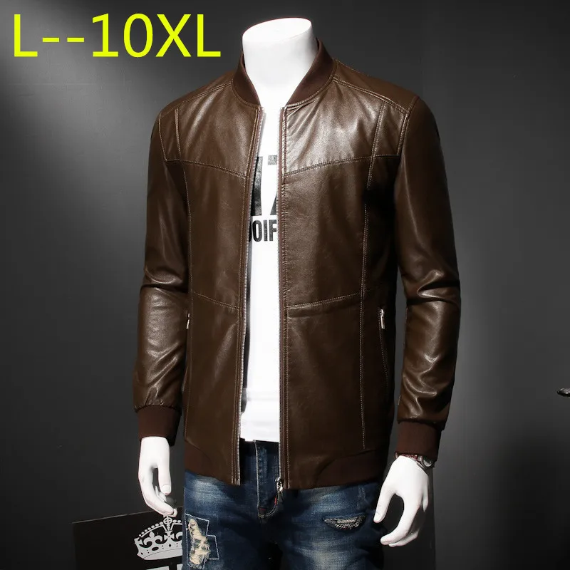 

Men Leather Jackets Real Genuine Cowhide Brand Plus size Man's Motorcycle Biker Coat Winter Overcoat 10XL 8XL 6XL 5XL 4XL