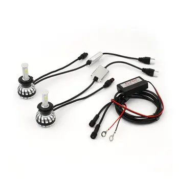 

2pcs Car LED Headlight H7 30W 3000LM High Brightness RGB Car Headlights Bulb 6000K Super Heat Dissipation Car Headlamp Bulbs