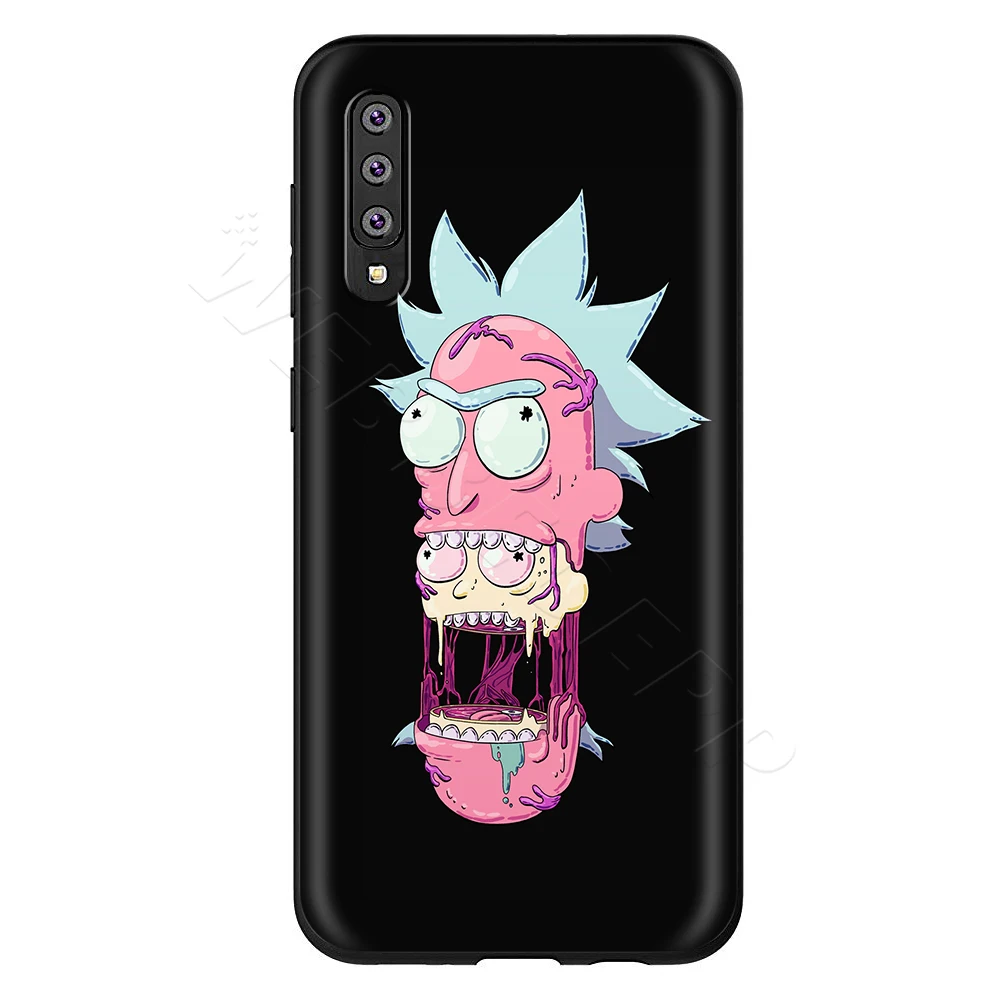 Webbedepp Рикки художественный чехол для samsung Galaxy S7 S8 S9 S10 Edge Plus Note 10 8 9 A10 A20 A30 A40 A50 A60 A70