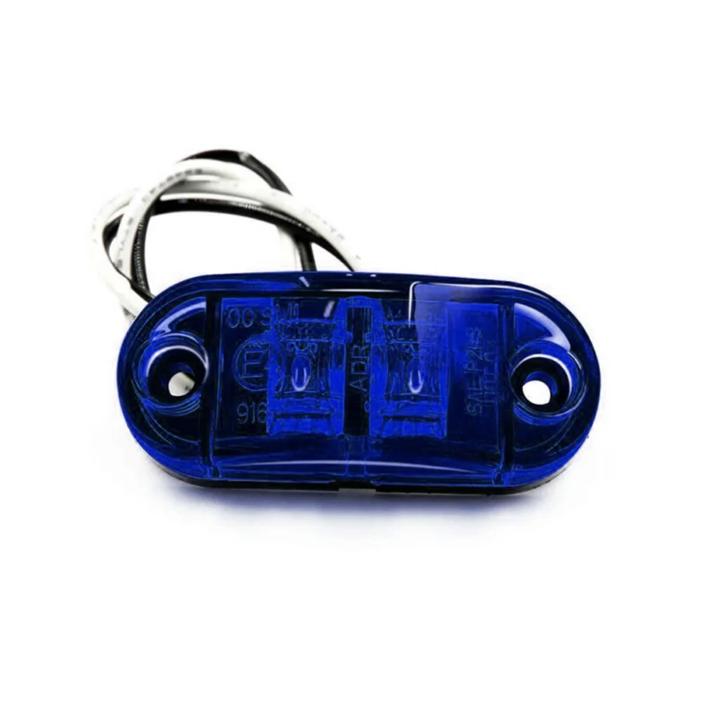 10 шт. синий светодиодный боковой габаритный фонарь для кемпинга прицеп лампа
