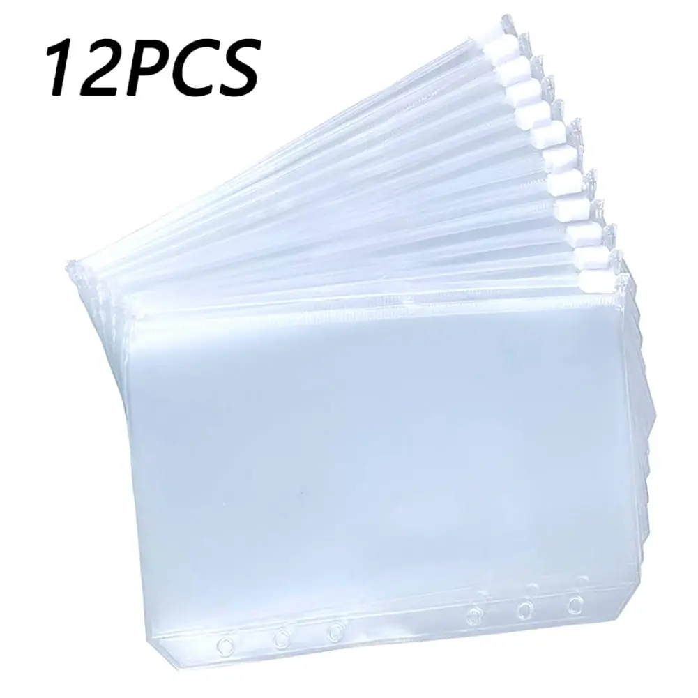 Папки-бумажники для записей A5 A6 A7 на 6 кольцах прозрачные свободные сумка с