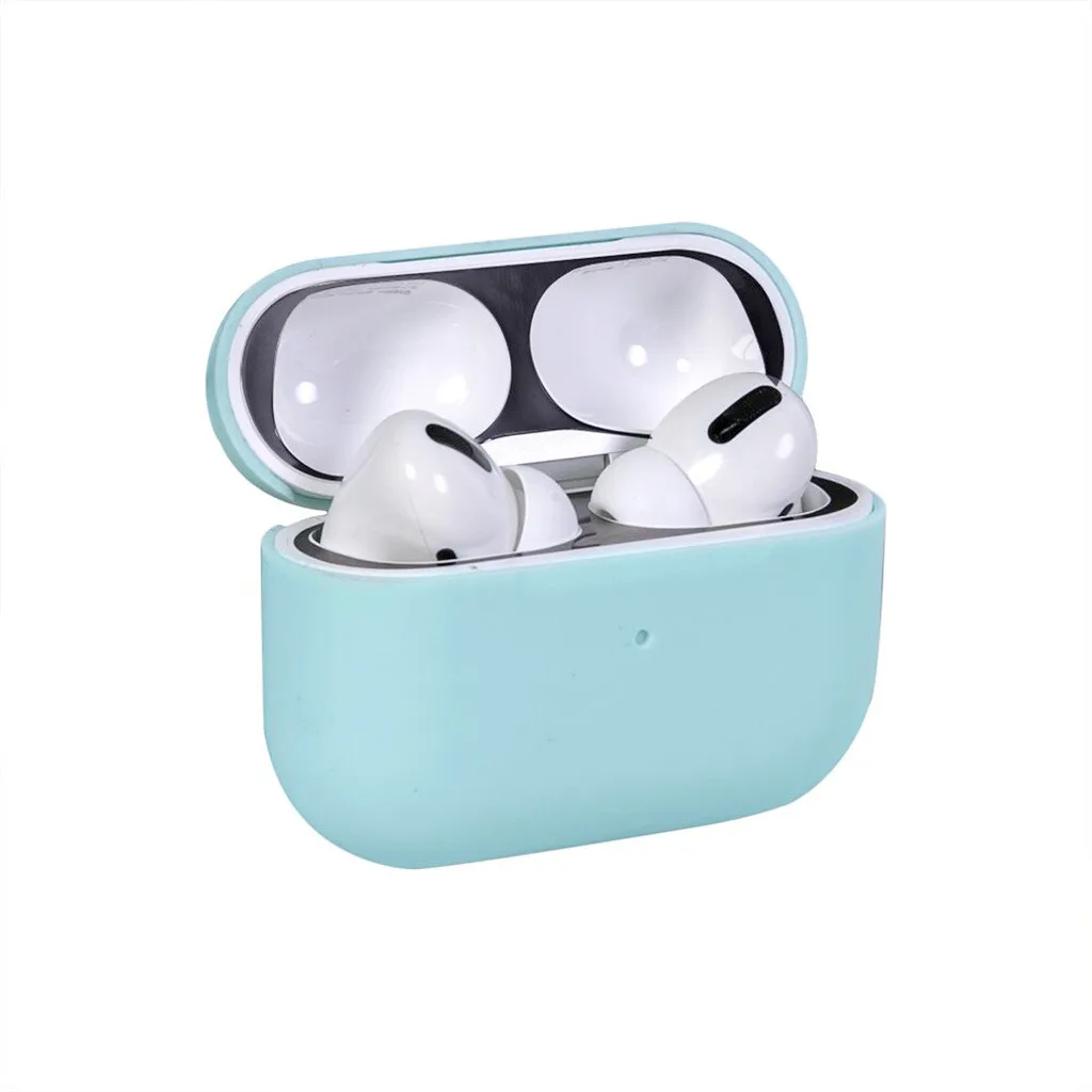 Чехол с кнопкой для Airpods Pro беспроводной Bluetooth-наушник Apple Airpod силиконовый чехол Air