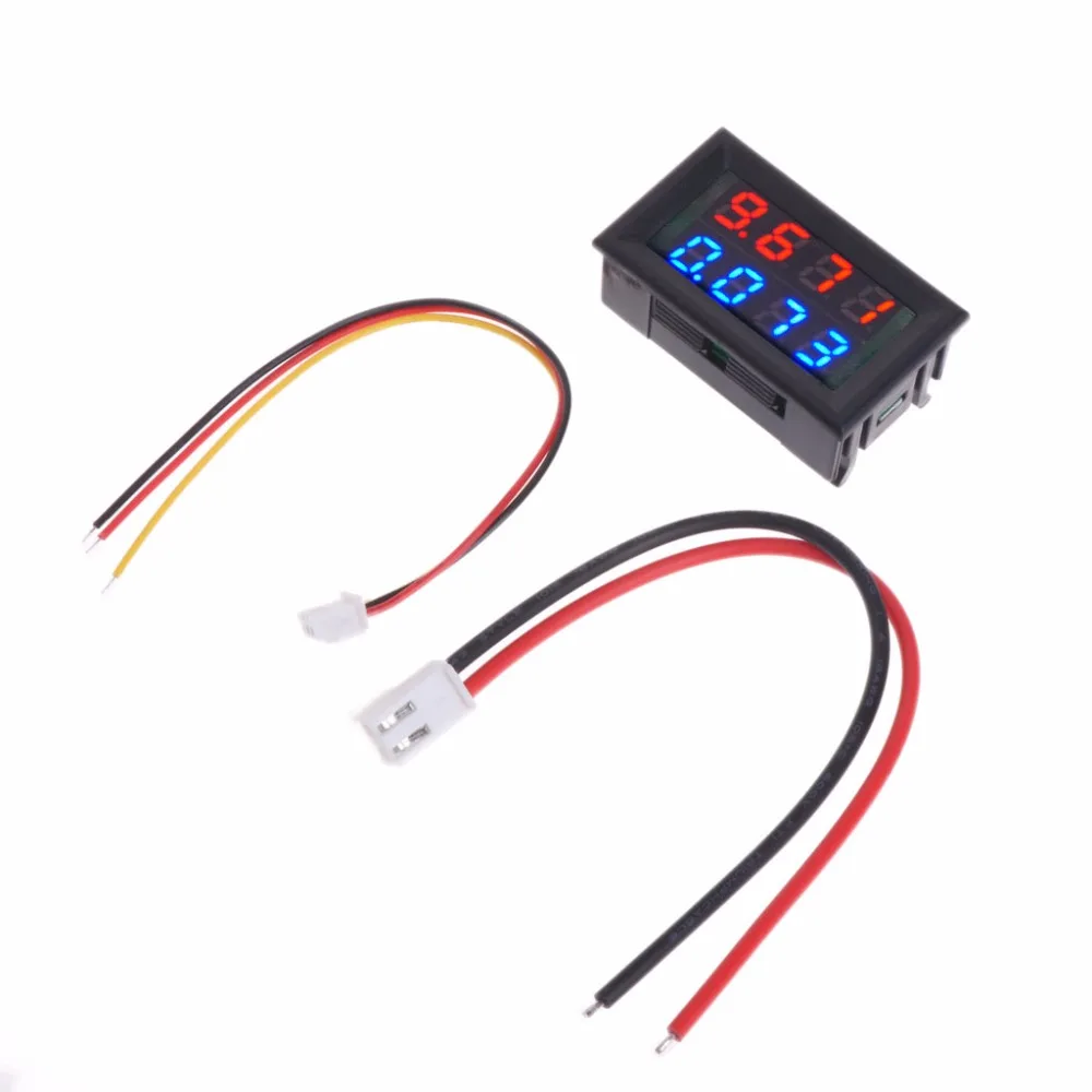 

0.28inch Digital 4 Bit DC 100V 10A Voltmeter Ammeter Voltage Current Meter