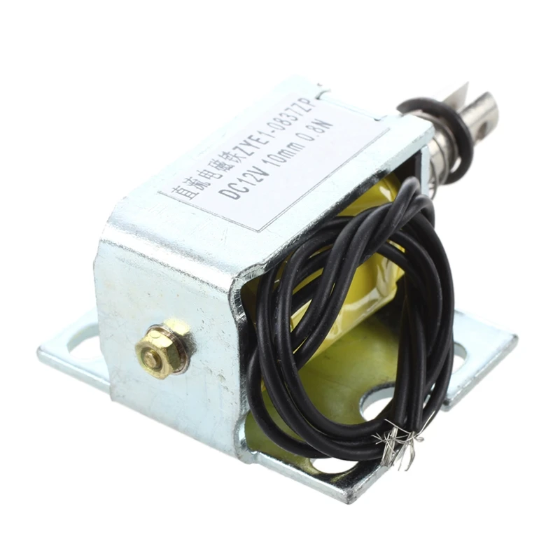 

DC 12V Push Type Open Frame Solenoid Electromagnet (ZYE1-0837ZP)