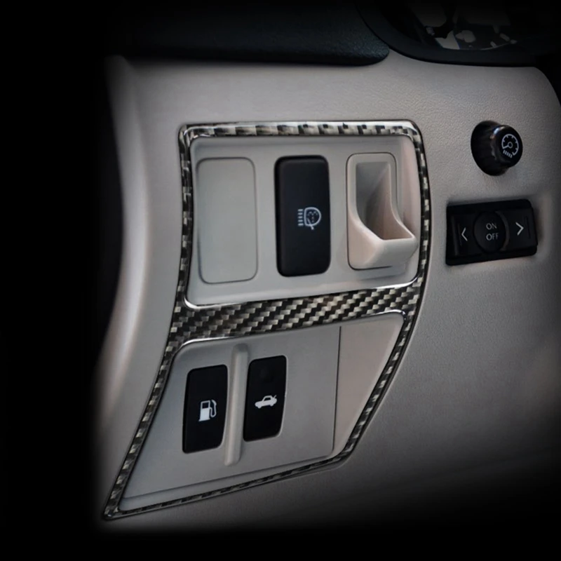 Для LEXUS IS250 350 2006-2012 из углеродного волокна задние ворота кнопки дверного переключателя