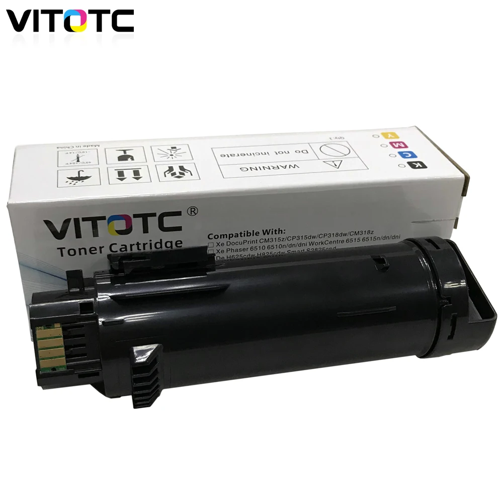 4 Color Toner Cartridge Compatible Xerox Phaser 6510 WorkCentre 6515 V N DN DNI Extra High Capacity toner cartridge replacement