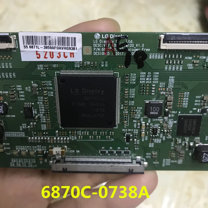 

Free shipping for 55 inch LCD TV Original NEW Good quality for changhong 55U1A Logic board 6870C-0738A V17