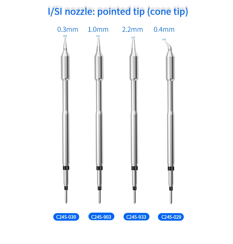 best flux core wire Universal JBC C245-029 939 Soldering Iron Tip T245-A Handle Welding Nozzle Grip Compatible With JBC Soldering Station aluminium brazing rods