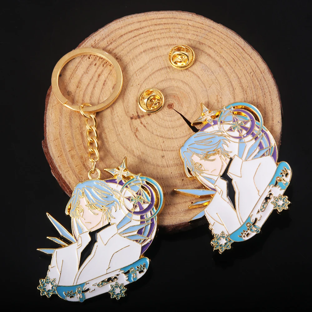 Anime SK∞ SK8 The Infinity Hard Enamel Pins Brooch Langa Hasegawa Reki Snow Cosplay Brooches Lapel Pin Shirt Bag Badge Jewelry