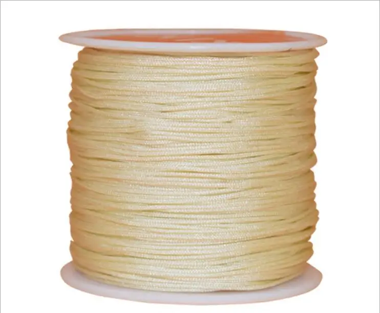 1Roll 0.8 1 1.5 mm Nylon Cord Thread Chinese Knot Macrame Cord Bracelet Braided String DIY Tassels Beading String Thread Jewelry 
