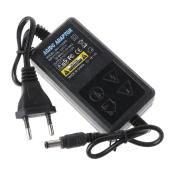 

Power Supply AC DC Charger Adapter 12V 2A EU US Plug for LED Monitor CCTV CCD Security Camera