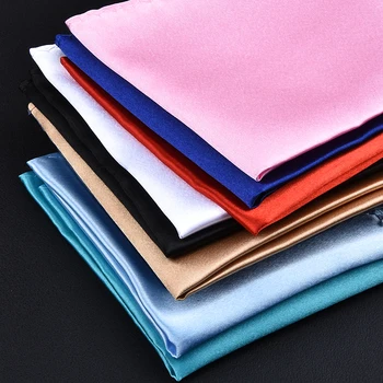 

Men White Handkerchief Suit Pocket Towel Accessories Wedding Banquet Anniversary Commercial Black Red Blue Scarf with Pocket