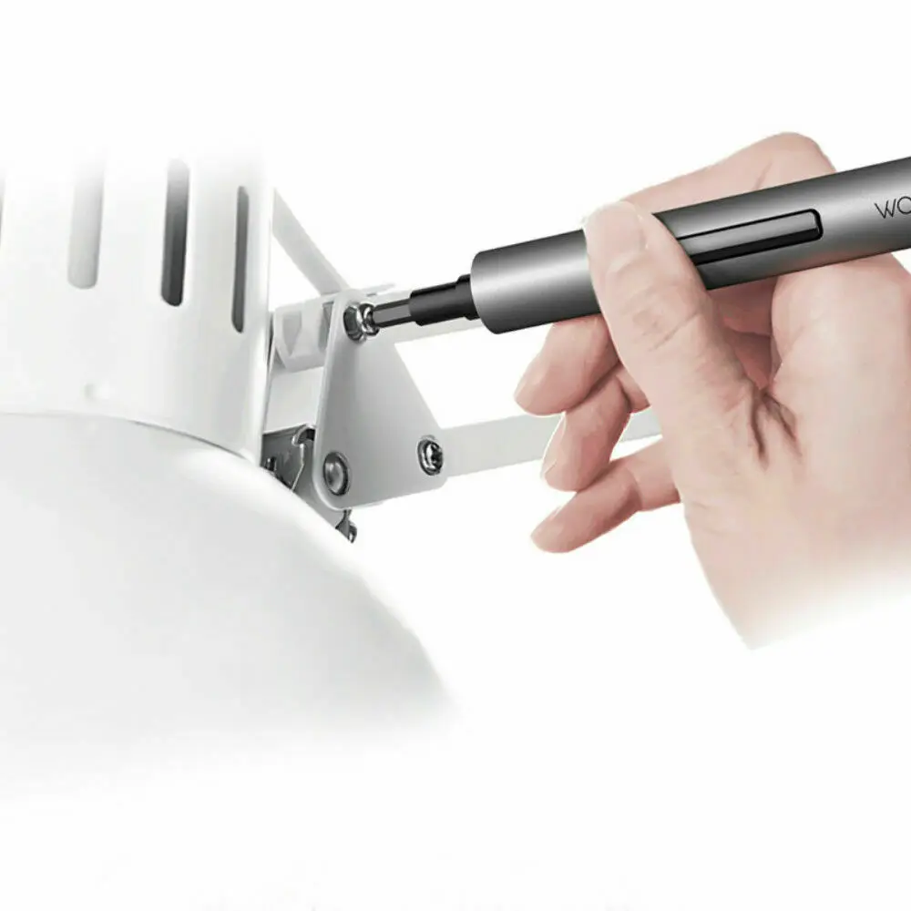 

Electric Screwdriver Cordless Lithium 200RPM LED Light Laptop Repair W/ Battery