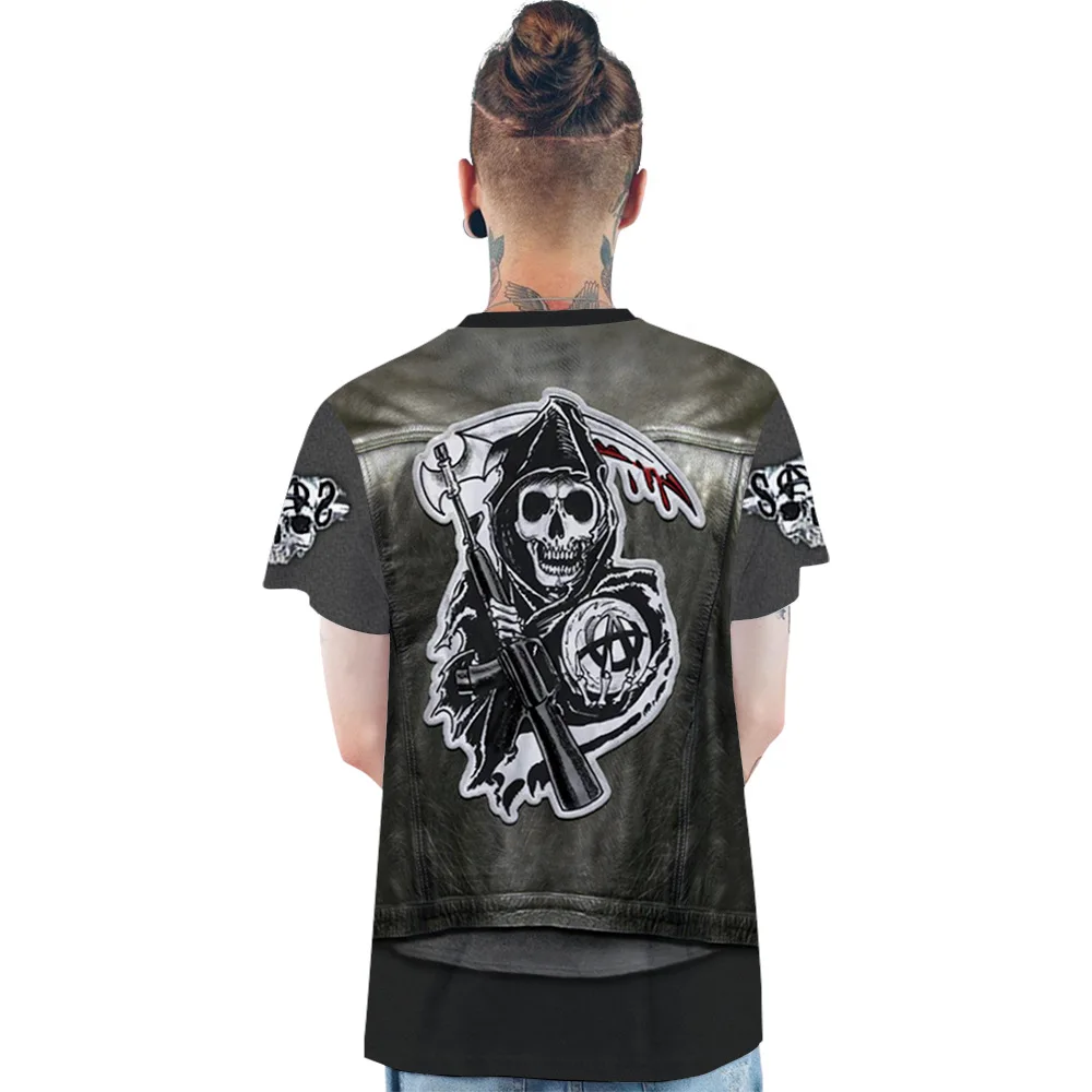 

Sons Of Anarchy 3d Print shirt Gothic Clothes Streetwear Men Women Clothing Sons of Anarchy Sons Of Anarchy Cosplay Costume