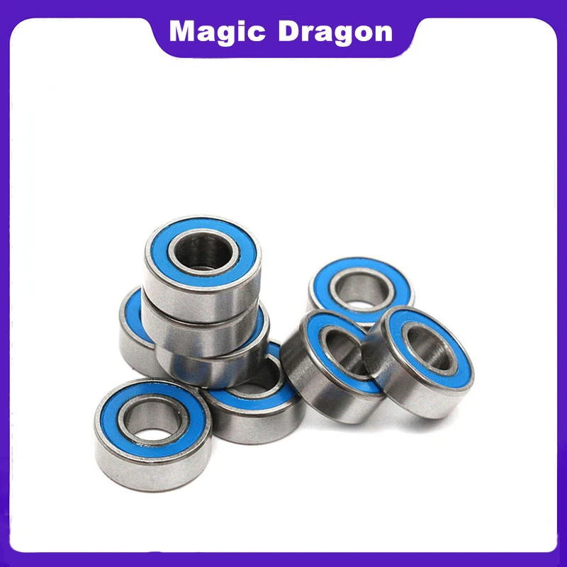 10PCS ABEC-5 MR106-2RS MR106 2RS MR106 RS MR106RS 6x10x3 mm Blue rubber sealed miniature High quality deep groove ball bearing