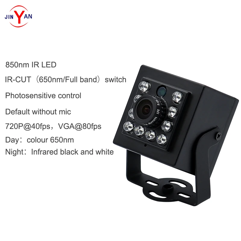 1mp HD high speed wide dynamic infrared night vision IR-cut color to black USB2.0 camera module