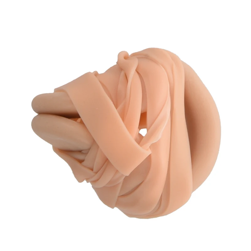Бежевый эластичный резиновый зажим для носа протектор для плавания