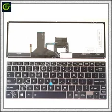 Teclado retroiluminado en inglés de Toshiba Portege Z30 Z30T A, B, C, Z30-A Z30t-A Z30T-A1310 Z30-A1302 Z30-C Z30T-C Z30-B Z30T-B nos