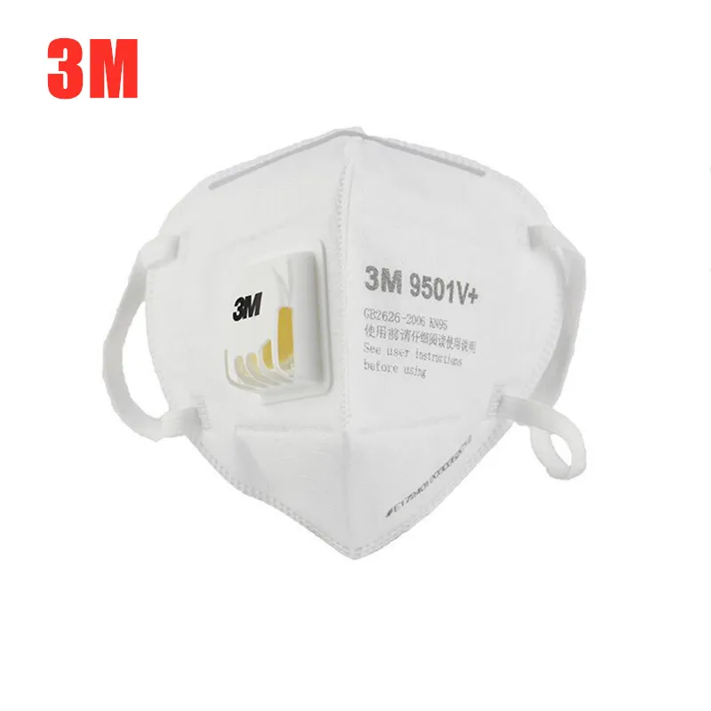 

3M KN95 Mask 9501V+ /9052V+ mask Safety Masks Respirator Protective Masks Mouth Mask filter Features as N95 KF94 FFP2 KN95 FFP3