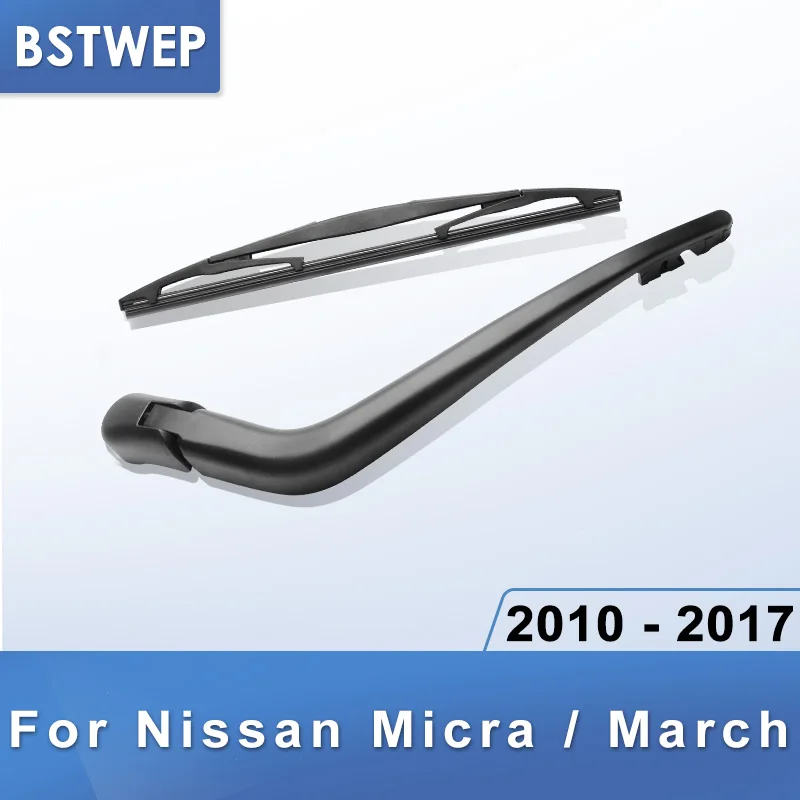 BSTWEP задний стеклоочиститель и рычаг для Nissan Micra/марта 2010 2011 2012 2013