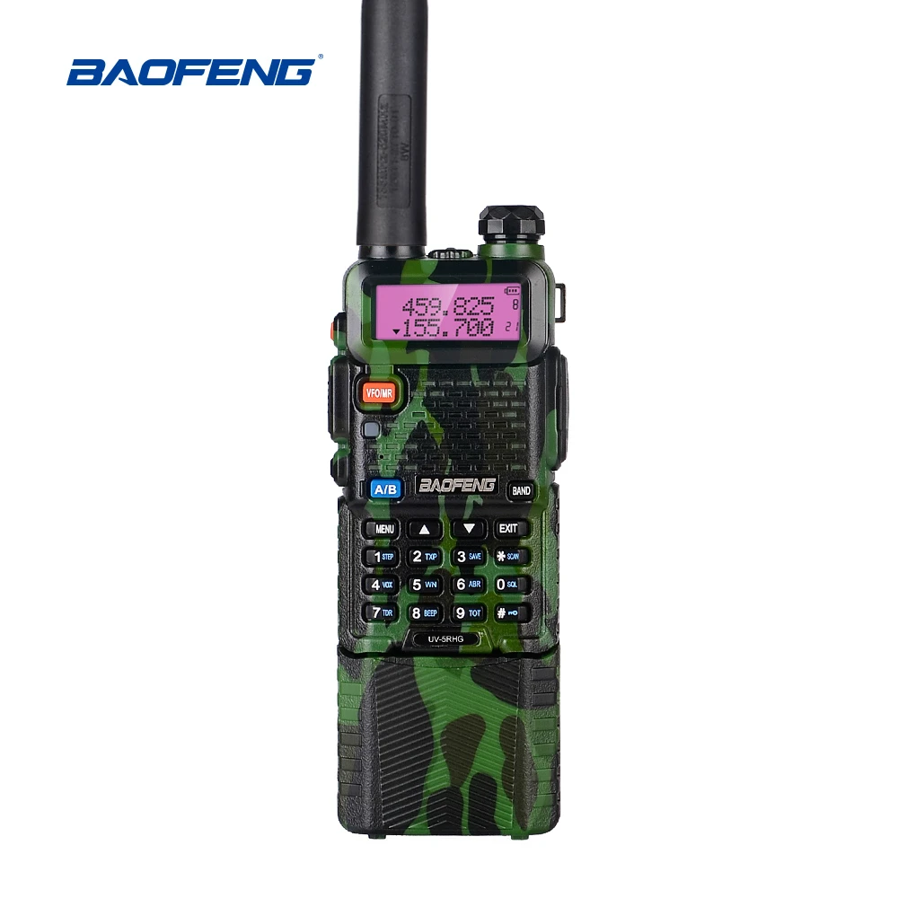 Baofeng UV 5R HG 8 ватт Walkie Talkie Tri Power 3800 мАч 10 км двухдиапазонный мощный Вт Дальний
