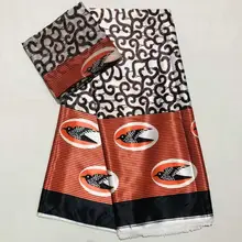 Шелк воск материалы нигерийский шелк шифон ткань африканская ткань Анкара Высокое качество воск принты ткань