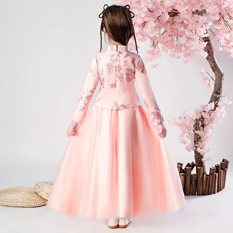 Цветочное платье для девочек кружевные платья с вышивкой маленьких принцесс