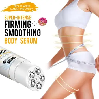 

Body Slimming Cream With Massage Roller Waist Abdominal Muscle Shaping Strengthening Firming Slim Blam Weight Loss Fat Ointment