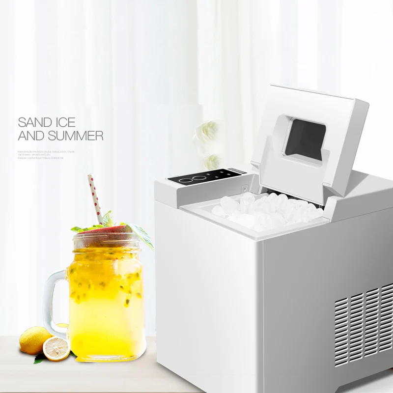 15kg/24H Portable automatic ice maker household bullet round ice make machine for family bar coffee shop