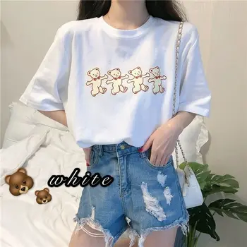 

P042 Loose plus size women's short sleeve t