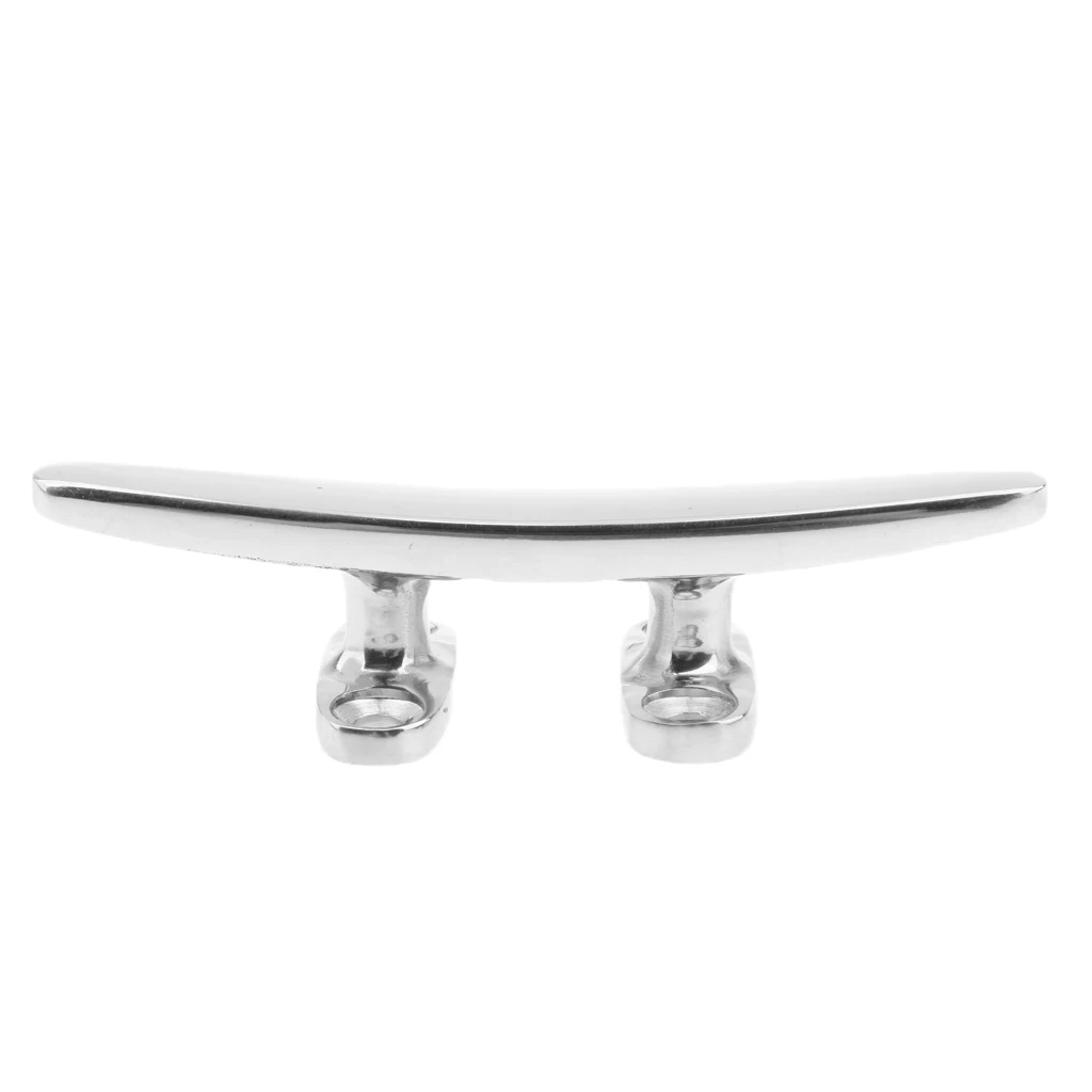 Stainless Steel 316 Boat Dock Deck Marine Yacht Line Rope Cleat 4 Inch