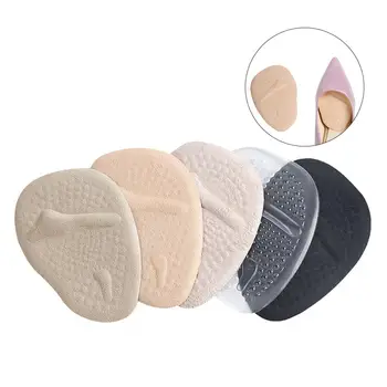 

Hot 1 Pair Foot Care High Heel Soft Gel Front Anti-Slip Protector Shoes Insole Pad New Gift Self-adhesive to easy stick on shoes
