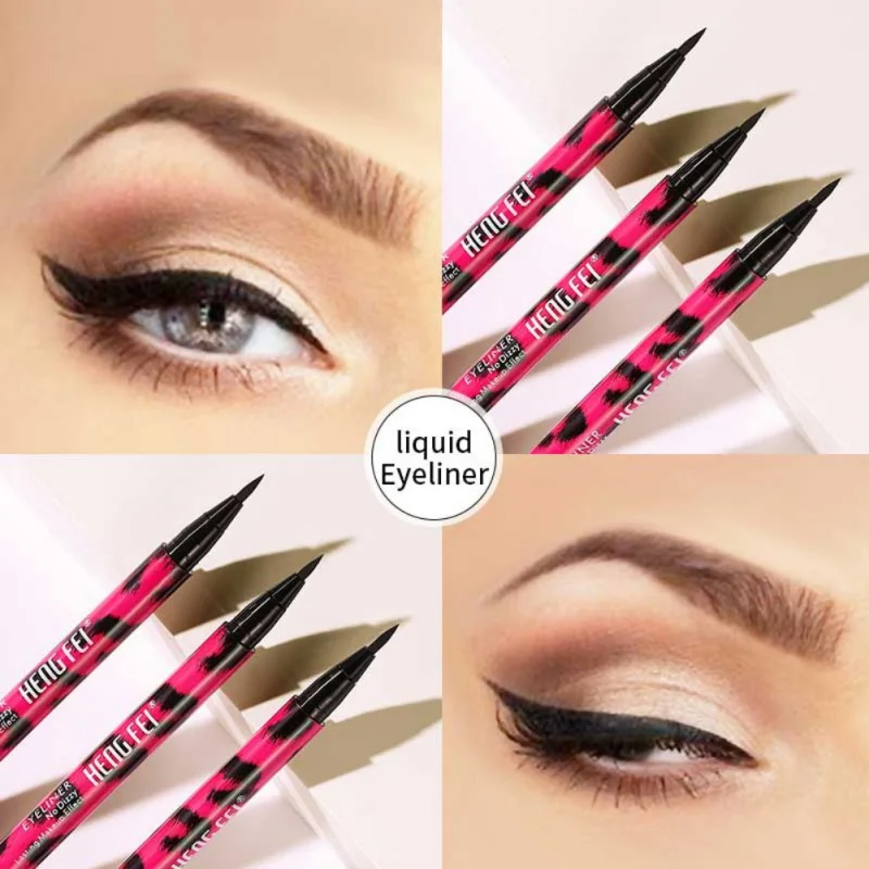 Леопардовая черная жидкая подводка для глаз карандаш для век макияж рисунок жидкость макияж красота Косметическая татуировка подводка для глаз карандаш