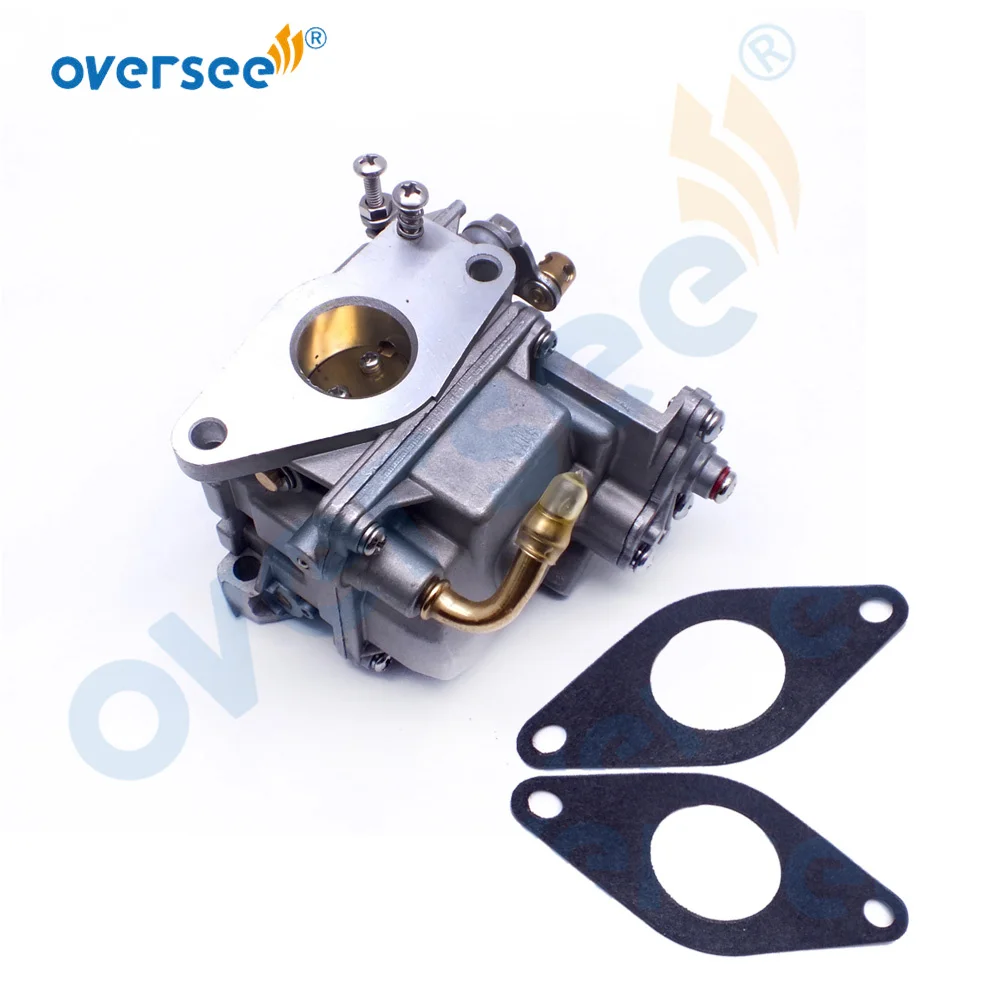 3DP-03100-2 Carburetor and 2pcs 3V1-02011 Gasket For Tohatsu Outboard Motor 4-stroke MFS8 MFS9.8B MFS9.8A3 MFS9.8A2 boat 2pcs 5 16in fuel line connector male female 3b2 70250 1 fit for tohatsu outboard 2 4 stroke engine 5hp to 90hp o9s5