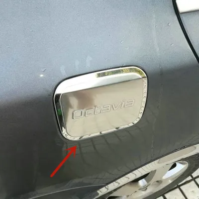 

Высококачественная накладка на топливный бак из нержавеющей стали для Skoda Octavia 2007-2017, декоративная накладка, защита от царапин, автомобильные аксессуары