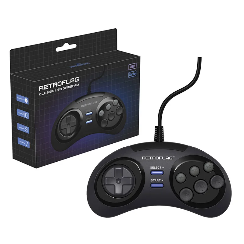 Классический игровой контроллер Retroflag USB 1 или 2 шт. проводной геймпад для
