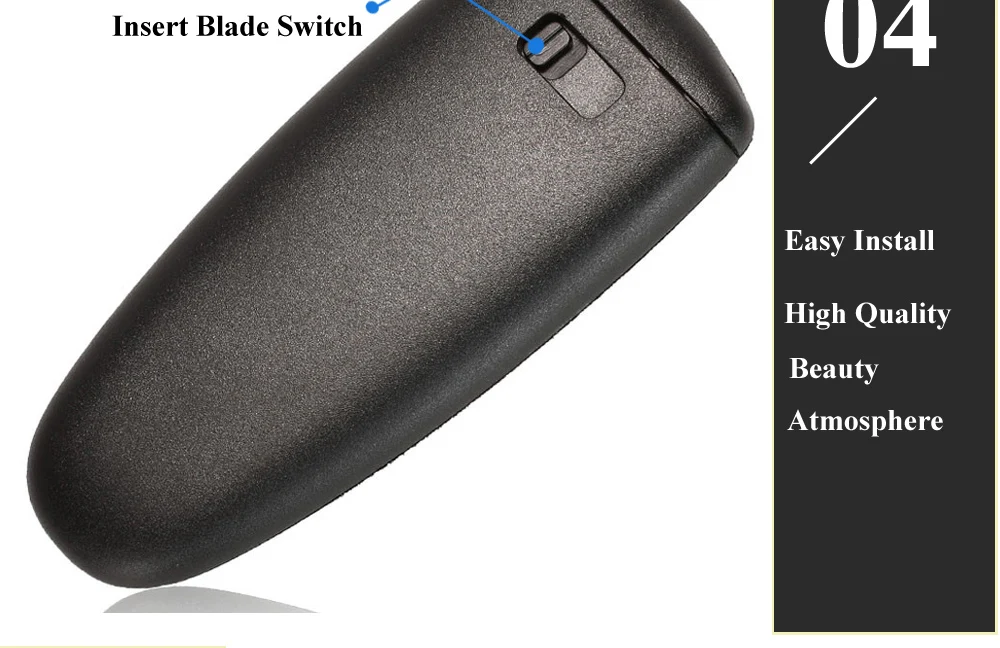 Keyforkess guscio chiave di ricambio per Ford Edge Escape Flex Explorer Taurus 5 pulsanti telecomando Fob custodia custodia FO38 HU101 lama - H30bbeb80227345198c862f5f08f5d102N