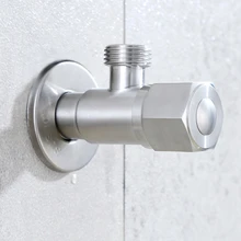 304 угловые клапаны из нержавеющей стали, аксессуары для кухни и ванной комнаты, переключающий клапан, соединитель для унитаза, раковины, водонагревателя