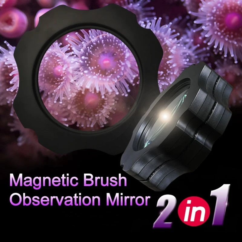 2 In 1 Aquarium Magnifier Viewer Fish Tank Magnifying Glass