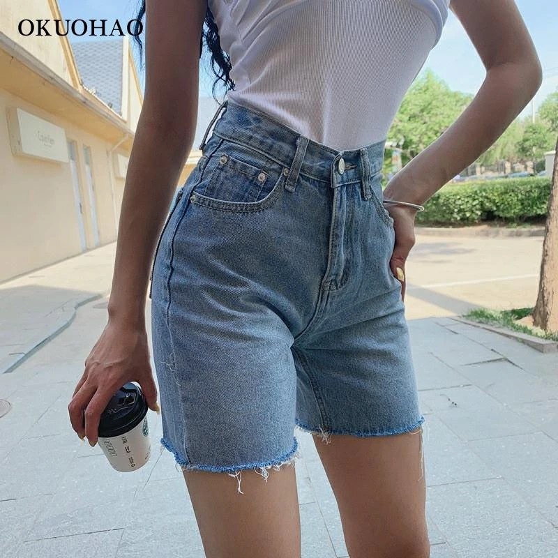 Denim fashion shorts Clearance