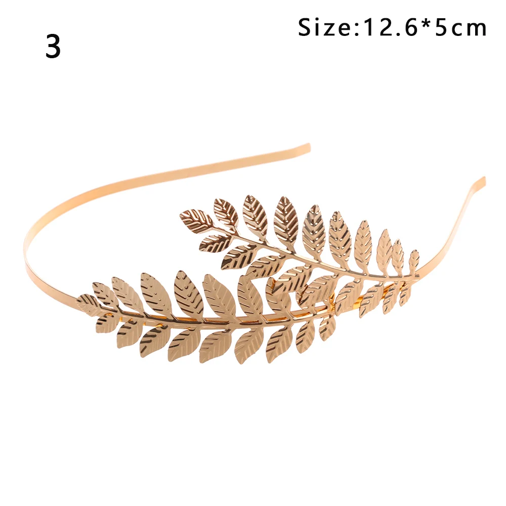 wedding hair clips New Women Vintage Alloy Headbands Girl Bandanas Girl Bandanas Metal Hairbands Gold Leaf Butterfly Hair Accessories claw hair clips Hair Accessories