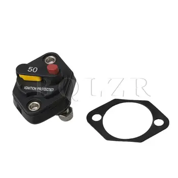 

BQLZR CS-644A5 50A Circuit Breaker Replace Fuse Holder w/ Manual Reset Button