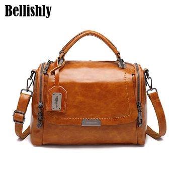 

Bellishly PU Leather High Quality Bags For Woman Elegant Shoulder Handbags Female Vintage Chic Travel Chain Bag Package New Sac