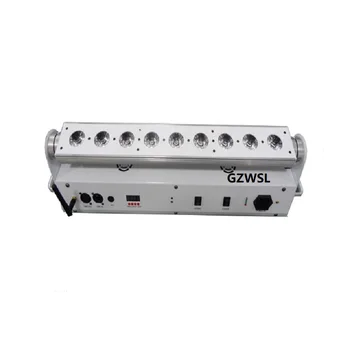 

Stage Light Factory Unlimited Colors Battery Powered 9pcs*18w Led Wall Washer Light