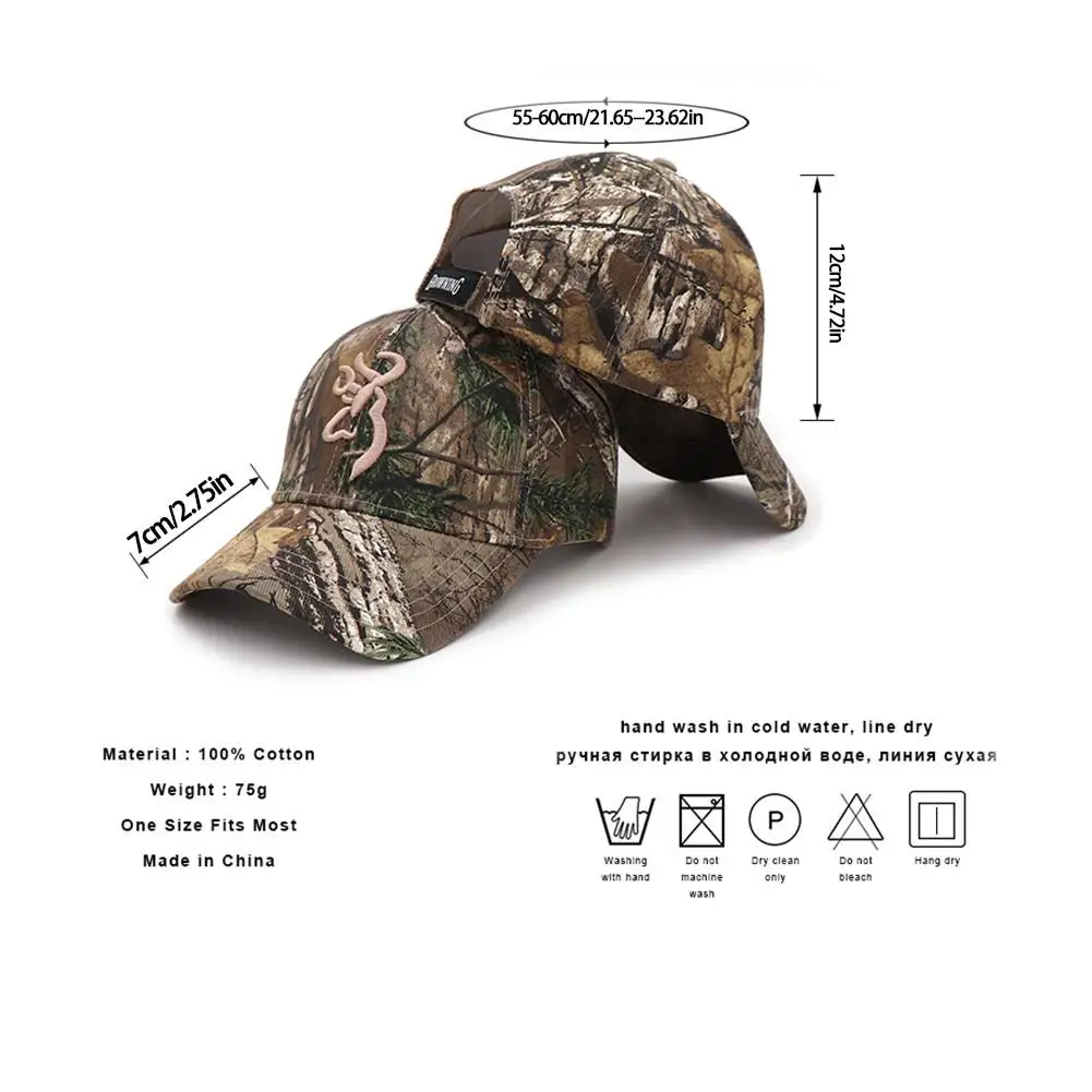 Outdoor Sports Unisex Camouflage Cap  Baseball Fishing Caps Men Outdoor Hunting Jungle Hat Hiking Camo Casquette Hats
