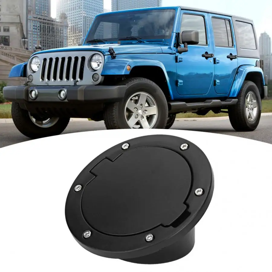 Черный ABS крышка топливного бака подходит для Jeep Wrangler JK 2007 2008 2009 2010 2011 2012 2013 автомобильный аксессуар