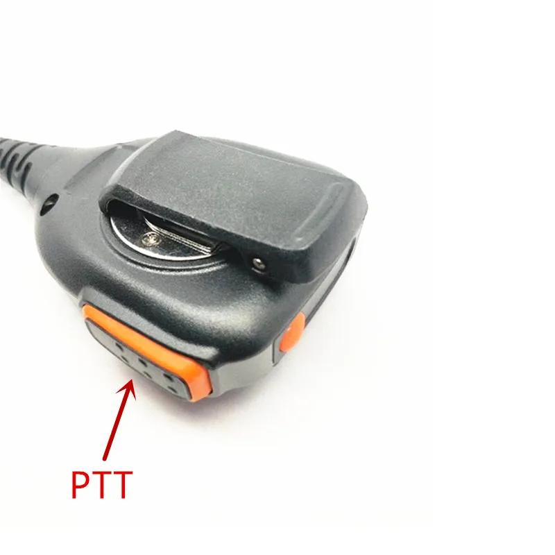 Модный большой PTT микрофон динамик K вилки 2 булавки для Kenwood Baofeng UV5R UV82 888S 777S 666S TYT Wouxun и т. Д. Рации
