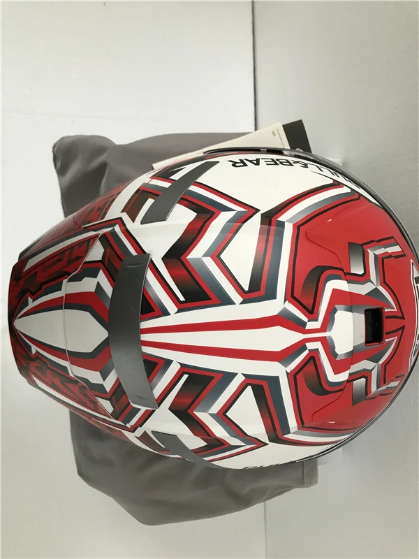 Мотоциклетный шлем в горошек с полным лицом зимний модный быстросъемный шлем