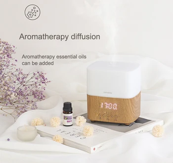 

DEKAXI 300ml Multifunction Air Humidifiers Time Display Bluetooth Speaker LED Night light Alarm Clock Ultrasonic Aroma Diffusers
